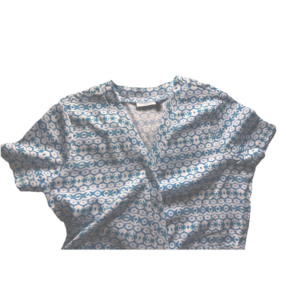 Cabana Life Aruba Blues Tassel Wrap Romper by Cabana Life. Size S UPF 50 Resort - Picture 6 of 15